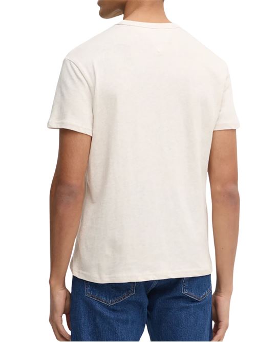 T-shirt beige in cotone Tommy Jeans | DM0DM20322RBV